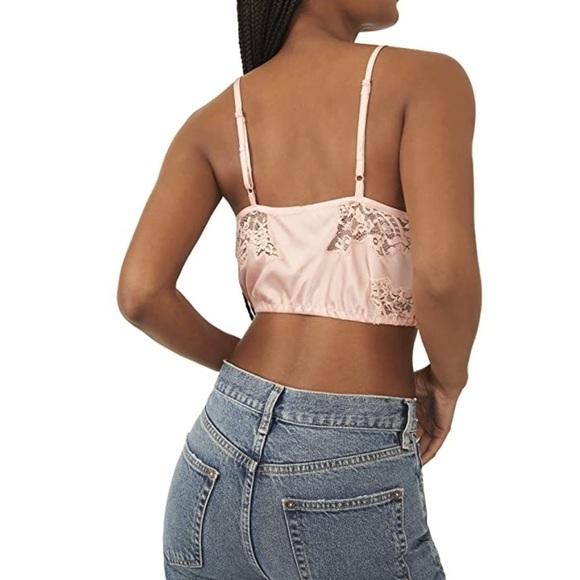 Free People Night Out Blouson -Rose Blush - Picture 2 of 3